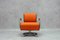 Elipsis Sessel aus orangefarbenem Stoff 1