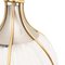 Lámpara de suspensión de vidrio atribuida a Angelo Brotto para Luci, Italia, años 60, Imagen 4