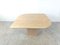 Vintage Travertine Dining Table, 1970s 1