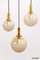 Vintage German Hanging Lamps from Glashutte Limburg, 1960s, Set of 3 6