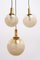 Vintage German Hanging Lamps from Glashutte Limburg, 1960s, Set of 3, Image 11