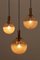 Vintage German Hanging Lamps from Glashutte Limburg, 1960s, Set of 3 2