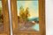 George Jennings, Landscapes, Oil on Canvas Paintings, 1890s, Framed, Set of 2 5
