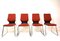 Pagholz Chairs by Elmar Flötto for Flötotto, 1970s, Set of 4 1