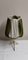 Lampe de Bureau Minimaliste avec Pied en Laiton et Abat-jour en Tissu Fait Main, 1970s 2