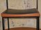 Sedie impilabili in teak e ferro, anni '60, set di 2, Immagine 4
