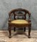 Renaissance Style Desk Chair in Oak 1