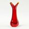 Mid-Century Sommerso Murano Glass Vase attributed to Flavio Poli for Seguso, Murano, Italy, 1960s 1