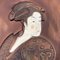 Decoración de pared japonesa Takashima Ohisa de Utamaro, años 50., Imagen 2