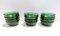 Green Empoli Blown Glass Dessert Bowls from Vetreria Etrusca, 1950s, Set of 10 5
