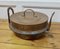 Sartén para calentar o cocinar al vapor redonda de cobre, siglo XIX, Imagen 1