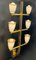 Brass Sconces attributed to Pietro Chiesa, 1950s, Set of 2 3