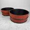 Japanese Lacquered Wooden Tubs, 1920s, Set of 2 10