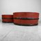 Japanese Lacquered Wooden Tubs, 1920s, Set of 2 4