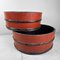 Japanese Lacquered Wooden Tubs, 1920s, Set of 2 15
