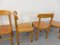 Mesa de comedor y sillas redondas de pino, años 70. Juego de 5, Imagen 15