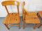 Round Dining Table & Chairs in Pine, 1970s, Set of 5 5