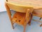 Round Dining Table & Chairs in Pine, 1970s, Set of 5 11