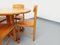Mesa de comedor y sillas redondas de pino, años 70. Juego de 5, Imagen 17