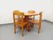 Mesa de comedor y sillas redondas de pino, años 70. Juego de 5, Imagen 20
