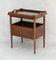 Mid-Century French Expandable Bar or Serving Table with Removeable Tray, 1950s 1