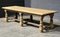 Large French Farmhouse Dining Table in Bleached Oak, 1925 23