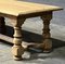 Large French Farmhouse Dining Table in Bleached Oak, 1925 5