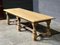 Large French Farmhouse Dining Table in Bleached Oak, 1925 2