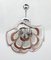 Mid-Century Modern Murano Glass and Steel Pendant from AV Mazzega, Italy, 1970s, Image 7