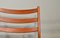 Vintage Stühle aus Teak & Kunstleder, 1960er, 4er Set 5