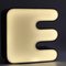 Mid-Century Illuminated Letter E, 1970s 2