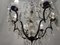 Bronze and Crystal Chandeliers, 1950s, Set of 2, Image 3