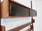 Vintage Teak, Metal and Melamine Shelving Library, 1960s 6