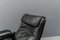 Swiss Buffalo Leather Lounge Chair and Ottoman from De Sede, 1970s, Set of 2 9