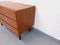 Small Vintage Modernist Scandinavian Sideboard in Teak and Metal, 1960s 9