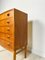 Kleine Dänische Vintage Kommode mit Schleife aus Teakholz, 1960er 5