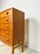 Small Vintage Danish Bow Front Dresser in Teak by Kai Kristiansen, 1960s 5