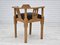 Danish Reupholstered Armchair in Oak, 1950s, Image 7