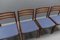 Scandinavian Wooden Dining Room Chairs, 1960s, Set of 4 8