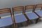 Scandinavian Wooden Dining Room Chairs, 1960s, Set of 4, Image 8