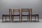 Scandinavian Wooden Dining Room Chairs, 1960s, Set of 4 2