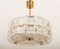 Brass and Crystal Chandelier by Carl Fagerlund for Orrefors, 1960s 11