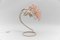 Italienische Mid-Century Murano Glas Tischlampe mit Blumen, 1960er 3