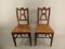 Austrian Rural Plum Wood Chairs, 1820s, Set of 2 3