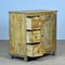 Antique Pine Cabinet with Three Drawers, 1900 5