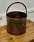 Riveted Copper and Brass Coal Bucket, 1920s 6