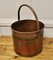 Riveted Copper and Brass Coal Bucket, 1920s 5