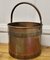 Riveted Copper and Brass Coal Bucket, 1920s 1