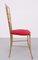 Chaise Chiavari en Laiton, Italie, 1970s 8