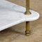Antique Wash Stand in Brass and Marble, 1880 6